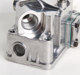 Holley Aluminum Ultra XP 2-Barrel Carburetors 0-4412HBX Carburetors, XP, 500 cfm, 2 Barrel, Single Inlet, Gray Anodized, Down-leg Booster, Billet Baseplate and Metering Block, Black, Each thumbnail 1