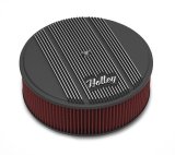 Holley Vintage Series Air Cleaner Assemblies 120-157 Cleaners, Series, Round, 14 in. Diameter, Black Wrinkle, Cotton Gauze Filter, Each thumbnail 4