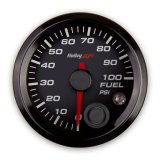 Holley EFI Analog Display Gauges 553-129 Gauges, EFI, Fuel Pressure, 0-100 psi, Analog, Electric Sending Unit, 2 1/16 in. Diameter, Full Sweep, Lighted, Black Face, Red Needle, Each thumbnail 5