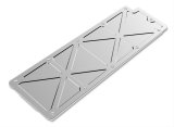 Holley LS Valley Covers 241-263 Lifter Plates, Valley, Billet Aluminum, Trussed, Natural Finish, 11-bolt Pattern, Chevy, LS, 4.8L, 5.3L, 6.0L, 6.2L, 7.0L, Each thumbnail 1