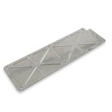 Holley LS Valley Covers 241-263 Lifter Plates, Valley, Billet Aluminum, Trussed, Natural Finish, 11-bolt Pattern, Chevy, LS, 4.8L, 5.3L, 6.0L, 6.2L, 7.0L, Each thumbnail 3
