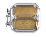 Holley EFI Dominator Throttle Bodies 112-593 Bodies, EFI, Flange, Multi-Port Injection, Cable Actuated, 2,550 cfm, Billet Aluminum, Natural, 4500 Bolt Pattern, Each thumbnail 1