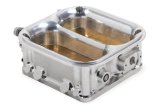 Holley EFI Dominator Throttle Bodies 112-593 Bodies, EFI, Flange, Multi-Port Injection, Cable Actuated, 2,550 cfm, Billet Aluminum, Natural, 4500 Bolt Pattern, Each thumbnail 3