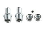 Holley Manifold Plug and Fitting Kits 97-177 Adapters, Holley, Replacement, Plugs Fittings, NPT to BSPT, Straight, Aluminum, Chrome, 3/4 in. NPT, for LT/LS Cooling Manifold, Kit thumbnail 5