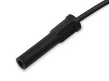 Holley Spark Plug Wires 561-113 Wire Sets, EFI, Cut-toFit, for Smart Coil, 36 in. Long, Black Wire, 8.00mm Core, Black Silicone, Boot, Straight, Universal, Set thumbnail 1
