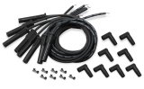 Holley Spark Plug Wires 561-113 Wire Sets, EFI, Cut-toFit, for Smart Coil, 36 in. Long, Black Wire, 8.00mm Core, Black Silicone, Boot, Straight, Universal, Set thumbnail 5