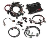 Holley HP EFI ECU and Harness Kits 550-628N Engine Management Systems, EFI, Harness, Up to 16-Injectors, 8-Coils, NTK O2 Sensor, Wideband, CANBUS, Ford, 4.6L, Kit thumbnail 1