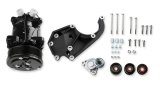 Holley LS Engine Swap Accessory Drive Systems 20-141BK Pulley Sets, Serpentine, System, Sanden 508 A/C Only, Black Powdercoated, Chevy, V8, Kit thumbnail 6