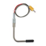 Holley EGT Probes 554-176 Data Acquisition Components, EFI, Probe, 90 Degree, Open End Tip, 22.75 in Harness, 1/4 in. Probe, Stainless Wire Cover, Each thumbnail 2