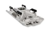 Holley EFI Intake Manifolds 300-263 Manifolds, EFI, Vortec Intake, Multi-port, 2,500-7,500 RPM Range, Cast Aluminum, Satin Finish, 4150 Flange, Fuel Rails, Chevy, 4.3-6.6L, Each thumbnail 2