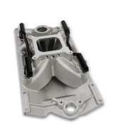 Holley EFI Intake Manifolds 300-263 Manifolds, EFI, Vortec Intake, Multi-port, 2,500-7,500 RPM Range, Cast Aluminum, Satin Finish, 4150 Flange, Fuel Rails, Chevy, 4.3-6.6L, Each thumbnail 5