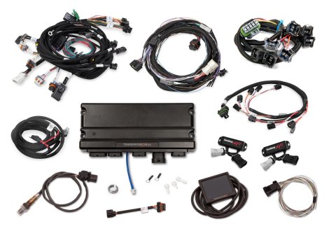 Holley Terminator X MAX Engine Management Systems 550-1318 Systems, MAX, 8-EV1 Injectors, 8-Coils, Plug-and-Play, Drive-by-Wire, Tuner/Trans Control, 4R70W, Ford, 4.6L, 5.4L, Kit