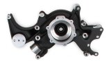 Holley Cooling Manifolds 97-309 Water Pump Housings, Replacement, Manifold, Cast Aluminum, Satin Finish, for Mid-Mount Accessory System, Chevy, 4.3-6.6L, Each thumbnail 1