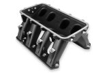 Holley EFI Gen III Hemi Hi-Ram Intake Manifolds 300-651BK Manifolds, III, EFI, Multi-port, 105mm, Standard Deck, Aluminum, Black Finish, Chrysler, Dodge, Jeep, 5.7L, 6.1L, 6.4L, Each thumbnail 9