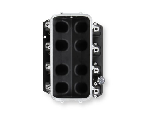 Holley EFI Gen III Hemi Hi-Ram Intake Manifolds 300-653BK Manifolds, III, EFI, Base Only, Standard Deck, Cast Aluminum, Black Finish, Chrysler, Dodge, Jeep, 5.7L, 6.1L, 6.4L, Each