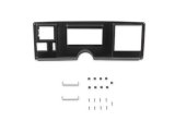 Holley EFI 6.86 in. Pro Dash Bezels 553-393 Panels, EFI, Bezel, 5/32 Thick, ABS Material, Black Matte Finish, Chevy, GMC, Trucks, Each thumbnail 1