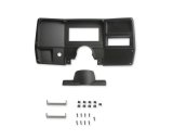 Holley EFI 6.86 in. Dash Bezels 553-398 Panels, EFI, Bezel, 5/32 Thick, ABS Material, Black Matte Finish, No A/C Vents, Chevy, GMC, Trucks, Each thumbnail 2
