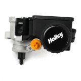 Holley Power Steering Pumps 198-104 Pumps, Saginaw TC Series, Natural Finish, Reservoir, Black, Hose Barb Inlet, M16x1.5 Outlet, Pump Only, Chrysler, Dodge, Jeep Ram, Each thumbnail 2