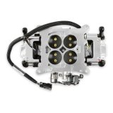 Holley Terminator X Stealth 4150 2X4 EFI Fuel Injection Systems 550-1074 Systems, X, 4150, 2x4 EFI, Eight Injector, Dual Throttle Body, Speed Density, Aluminum, Shiny, Tunable, Kit thumbnail 1