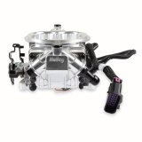 Holley Terminator X Stealth 4150 2X4 EFI Fuel Injection Systems 550-1074 Systems, X, 4150, 2x4 EFI, Eight Injector, Dual Throttle Body, Speed Density, Aluminum, Shiny, Tunable, Kit thumbnail 6