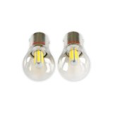 Holley RetroBright LED Light Bulbs HLED15 Bulbs, RetroBright, LED, 1156 Style, Amber Color, 580 Lumens, Turn Signal, Bulbs, Pair thumbnail 4