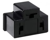 Holley RetroBright Headlight Wiring Connectors RBEC120 Wire Connectors, RetroBright, Replacement, Unterminated Connector, Male, 3-pin, Plastic, Black, for H4 or 9003 System, Pins Not Included, Each thumbnail 1