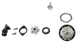 Holley High-Mount Base Accessory Drive Kits 20-300 Systems, High-Mount, Serpentine, Water Pump, Cast Aluminum, Natural Finish, Pulleys, Brackets, Timing Cover, Ford, 7.3L Godzilla, Kit thumbnail 5