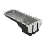 Holley Gen III Hemi Retrofit Oil Pans 302-76BK Pans, Hemi, Retrofit, VVT Engine, Wet Sump, Rear, 1-piece Main Seal, 6.2 Quart, Dipstick Passenger Side, Aluminum, Black, Hardware, Each thumbnail 3