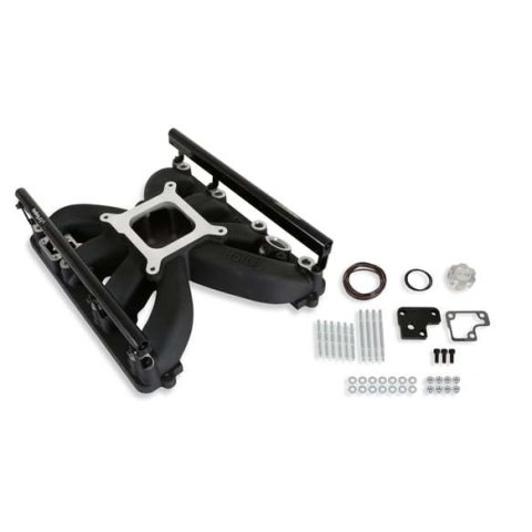 Holley EFI Gen III Hemi Single Plane Intake Manifolds 300-930BK Manifolds, EFI, Hemi, Plane, Multi-port, Aluminum, Black Finish, Chrysler, Dodge, Jeep, Ram, 5.7L, 6.1L, 6.4L, Each thumbnail 3