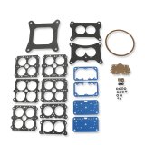 Holley Carburetor Main Bodies 134-361 Components, Body, Model 2300, 0-4412C, Replacement, 500 cfm, Aluminum, Dichromate, Down-Leg Boost, Gaskets, Brass Air Bleeds, Each thumbnail 2