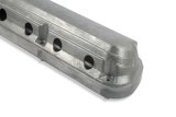 Holley 2-Piece Ford Style Valve Covers 241-185 Covers, LS Style, Cast Aluminum, Center Bolt, Plain, Cast Aluminum, Natural Finish, Two-Piece, Chevy, LS, 4.8-7.0L, Pair thumbnail 3