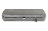 Holley 2-Piece Ford Style Valve Covers 241-185 Covers, LS Style, Cast Aluminum, Center Bolt, Plain, Cast Aluminum, Natural Finish, Two-Piece, Chevy, LS, 4.8-7.0L, Pair thumbnail 6