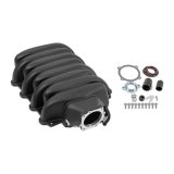 Holley Ford 7.3L Godzilla Low-Profile Intake Manifolds 300-900BK Manifolds, EFI, Low Profile, Multi-port, 92mm Bore, Aluminum, Natural Finish, Ford, 7.3L, Each thumbnail 1