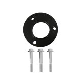 Holley Crankshaft Pulley Spacers 97-448 Spacer, Crankshaft, 3-Bolt, Aluminum, Black Powdercoated, 0.950 in. Thickness, Ford, Each thumbnail 1