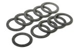 Holley Power Valve Gaskets 1008-1597 Carburetor Gaskets, Valve, Gasket, Paper, Full Round Style, Single Stage Valve, 10-piece, Set thumbnail 1