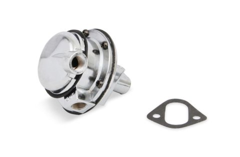 Holley Mechanical Fuel Pumps 12-327-11 Pumps, Street Performance, Mechanical, 110 gph, 6.5-8 psi, 3/8 in.-NPT Ports, Female Thread, Aluminum, Shiny, Rotatable, Chevy, 262-400ci, Each