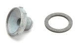 Holley Power Valve Plugs and Gaskets 26-36 Plugs, Valve, Block-off, 1/2 in.-28 Thread, Gasket Included, Model 2300, 4150, 4160, 4500, Each thumbnail 2