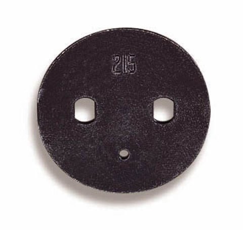 Holley Carburetor Throttle Plates 26-94 Plates, Carburetor, 4-Barrel, 1-11/16 in. Diameter, Steel, No Hole, Screw Included, Kit thumbnail 3
