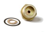 Holley Fuel Fittings 26-28 Fitting, Carburetor Inlet, 7/8-20 in. Male to 7/16-24 in. Female Inverted Flare, 1/4 in. Line, Each thumbnail 1