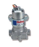 Holley Blue Electric Fuel Pumps 12-812-1 Pumps, Electric, External, 110 gph, 416 lph, 14 psi, 12V, 3/8 in. NPT Ports, Female Thread, Aluminum, Silver Finish, Each thumbnail 1