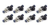 Holley Fuel Injectors 522-368 Injectors, 36 lbs/hr., Tri-cone Spray, Bosch Plug, EV1 Body, 12V Saturated, 2.85 in. Seat Height, High Impedance, 12.2 ohms, 8-pieces, Set thumbnail 6