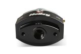 Holley HP Billet Fuel Pressure Regulators 12-846 Regulators, Billet, 15 to 65 psi, Inline, Return Style, -8 AN Inlet and Outlet, -6 AN Return, Black Finish, Bracket, Each thumbnail 3