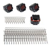 Holley J2A, J2B, J3, J4 Connector and Pin Kits 558-408 Wire Replacement Parts, EFI, Replacement, J4, Male/Female Connectors, Pins, Weatherproof Seals, for Dominator EFI, Kit thumbnail 1