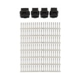 Holley J2A, J2B, J3, J4 Connector and Pin Kits 558-408 Wire Replacement Parts, EFI, Replacement, J4, Male/Female Connectors, Pins, Weatherproof Seals, for Dominator EFI, Kit thumbnail 3