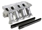 Holley EFI LS Hi-Ram Intake Manifold Bases 300-227 Manifolds, EFI, LS, Hi-Ram, Base Only, Cathedral Port, Multi-port, Standard Deck, Aluminum, Satin Finish, Chevy, 4.8L, 5.3L, 5.7L, 6.0L, Each thumbnail 2