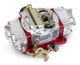 Holley Ultra Double Pumper Carburetors 0-76850RD Carburetors, Pumper, 850 cfm, 4-barrel, Square Bore, Electric Choke, Mechanical Secondaries, Dual Inlet, Red and Polished Finish, Each thumbnail 2