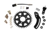 Holley EFI Crank Trigger Kits 556-116 Triggers, EFI, Billet Steel, 8 in. Diameter, 1/4 in. Thick, 36-1 Tooth, Black, with Bracket, 3-wire Pickup, Chevy, 4.3-6.6L, Kit thumbnail 2