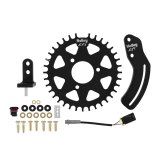 Holley EFI Crank Trigger Kits 556-116 Triggers, EFI, Billet Steel, 8 in. Diameter, 1/4 in. Thick, 36-1 Tooth, Black, with Bracket, 3-wire Pickup, Chevy, 4.3-6.6L, Kit thumbnail 3