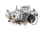 Holley Model 4150 Aluminum Double Pumper Carburetors 0-4777SAE Carburetors, 4150, Pumper, 650 cfm, 4-barrel, Square Bore, Electric Choke, Mechanical Secondary, Dual Inlet, Polished Finish, Each thumbnail 3