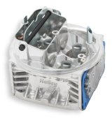 Holley Carburetor Main Bodies 134-342 Components, Body, Model 4160, 0-80457S, Replacement, 600 cfm, Aluminum, Shiny, Straight-Leg Boost, Gaskets, Brass Air Bleeds, Each thumbnail 2